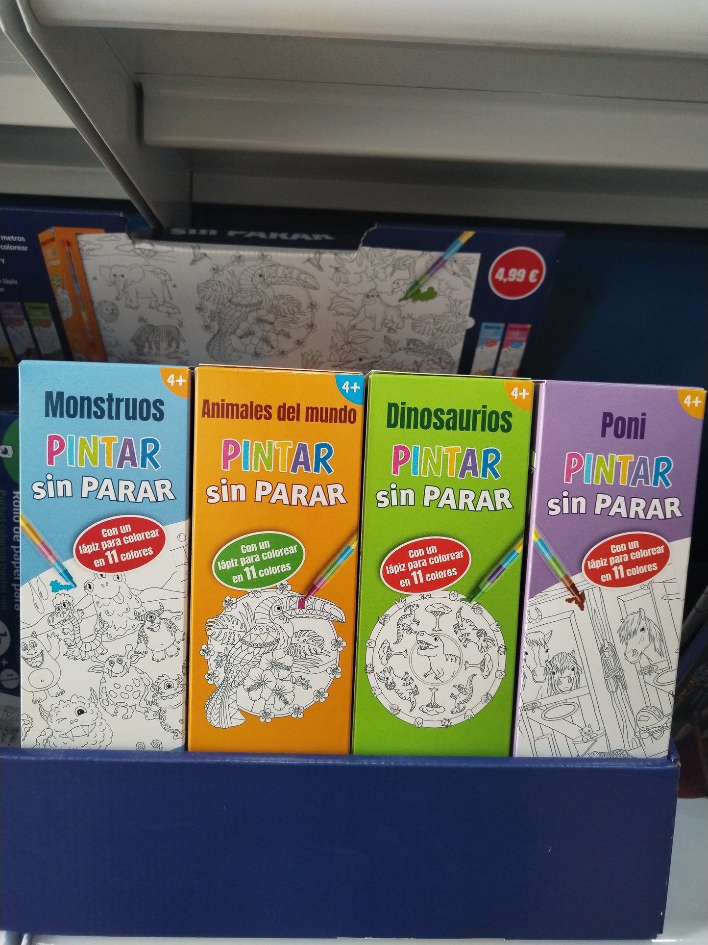 Rollo de dibujo de 1,40 m de dibujos y mándalas de Pintar sin parar