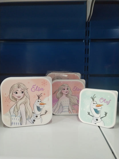 Juego de fiambrera Frozen. Disney.