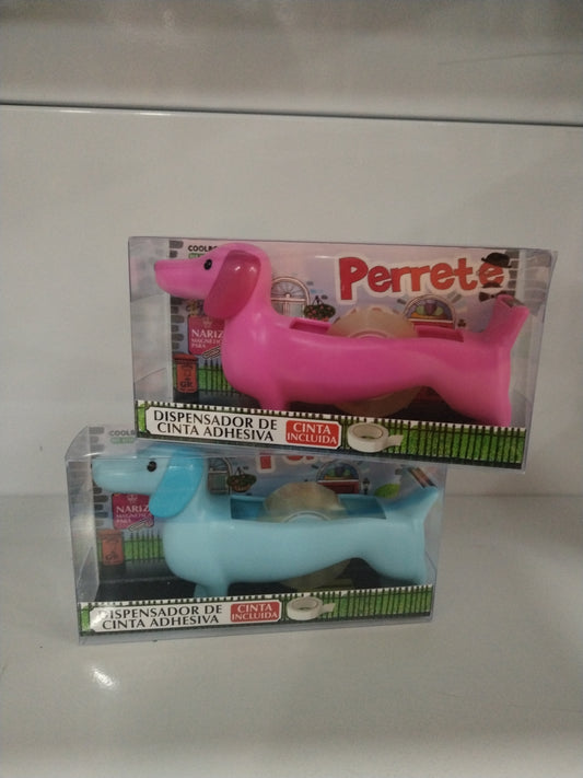 Dispensador de cinta adhesiva Perrete. Coolbox.