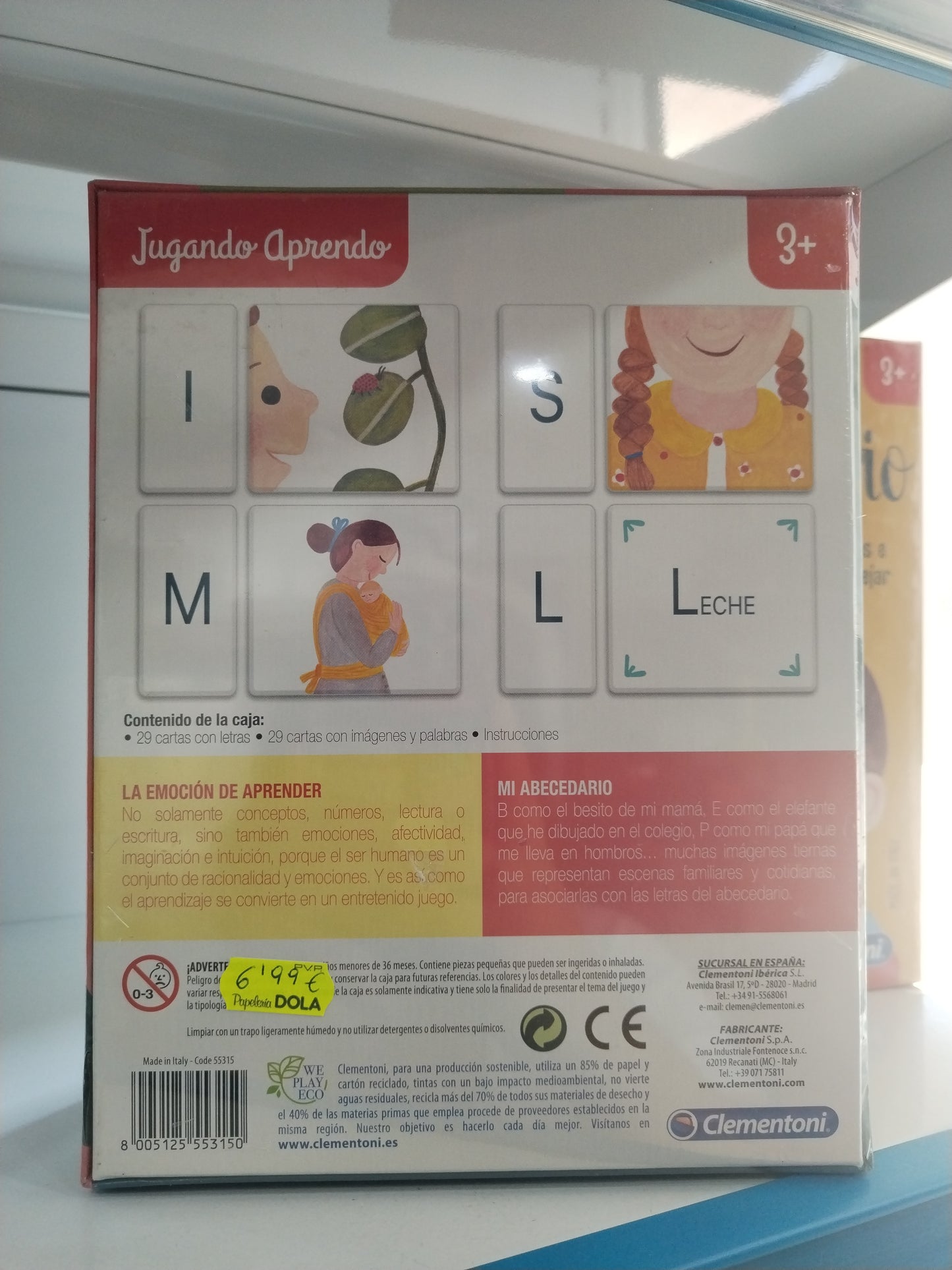 Juego educativo "Mi abecedario" de Clementoni