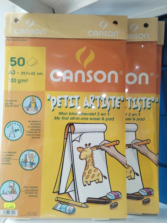 Caballete de dibujo de 120gm tamaño A3 de Canson