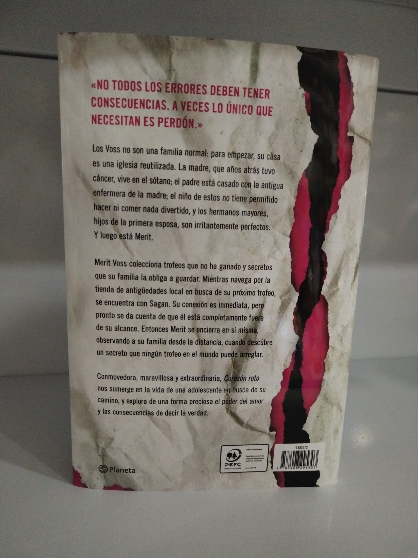 Libro "Corazón roto" de Collen Hoover