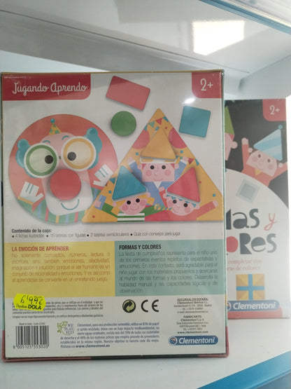 Juego educativo "Formas y colores" de Clementoni