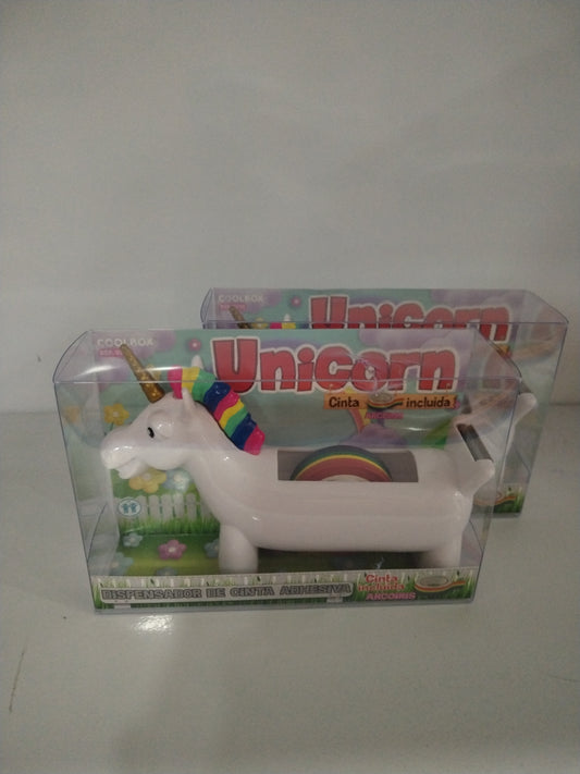 Dispensador de cinta adhesiva Unicornio. Coolbox.